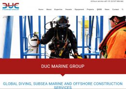 DUC Marine Group website