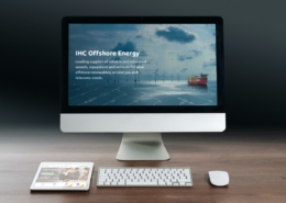 Royal IHC new site depicted on desktop